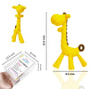 THE LITTLE LOOKERS Giraffe Shape Food Grade/BPA Free Silicone Teething Baby Teether/Toy/Teething Stick for Babies