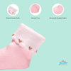 THE LITTLE LOOKERS Cute & Colorful Cotton Baby Frill Socks Set for Baby Boys & Baby Girls (0-3 Months) Frill Socks