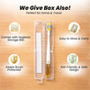 THE LITTLE LOOKERS Kids Toothbrush | Soft Bristles for Gentle Clean | Glitter Toothbrush | Easy To Hold Handle | Manual Toothbrushes for Babies/Kids/Toddlers