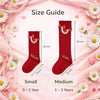 THE LITTLE LOOKERS Socks for Kids | Kid's Compact Cotton Stretch Solid Knee Length Sock | Stylish Socks | No Tightness | High-Top, Bow Pattern