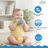 THE LITTLE LOOKERS Baby Remote Control Teether Toy – 100% Food-Grade Silicone | BPA-Free, Textured Chew Toy for Infants & Toddlers | Soothes Sore Gums, Easy to Grip & Dishwasher Safe - Rocket