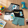 THE LITTLE LOOKERS Baby Underwear for Boys | Undergarment | Cotton Soft & Comfortable Kids Innerwear | Multi Cute Patterns | Boxer | Underwear for Baby/Toddler/Kids | (Pack of 4)