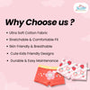 THE LITTLE LOOKERS Underwear for Baby Girl | Cotton Soft and Comfortable Kids Innerwear | Undergarment | Various Cute Patterns | Multicolor (Pack of 4)