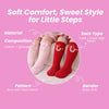 THE LITTLE LOOKERS Socks for Kids | Kid's Compact Cotton Stretch Solid Knee Length Sock | Stylish Socks | No Tightness | High-Top, Bow Pattern