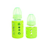 The Little Lookers High Borosilicate Glass Feeding Bottle for Baby/Feeder for Newborn |Super Soft Flow Control & Anti Colic Nipple for Infants/Toddlers(Pack of 2)