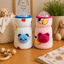 Bottle Covers for Philips Avent/Broad Neck Feeders Soft Plush Stretchable Baby Feeding Bottle Cover with Easy to Hold Strap|Overall Print (Multicolor, Wide Neck 240-330ml/8-11oz)