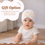 THE LITTLE LOOKERS Baby Turban Cap | Bow Knot Headwear for Newborn Boys & Girls | Soft & Cute Baby Hat | Cap for Babies | Lovely Flower Turban Cap 3-12 Months