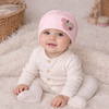 THE LITTLE LOOKERS Baby Turban Cap | Bow Knot Headwear for Newborn Boys & Girls | Soft & Cute Baby Hat | Cap for Babies | Lovely Flower Turban Cap 6 Months - 3 Years