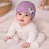 THE LITTLE LOOKERS Baby Turban Cap | Bow Knot Headwear for Newborn Boys & Girls | Soft & Cute Baby Hat | Cap for Babies | Lovely Flower Turban Cap 6 Months - 3 Years