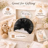 THE LITTLE LOOKERS Baby Turban Cap | Bow Knot Headwear for Newborn Boys & Girls | Soft & Cute Baby Hat | Cap for Babies | Lovely Flower Turban Cap 3-12 Months