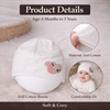 THE LITTLE LOOKERS Baby Turban Cap | Bow Knot Headwear for Newborn Boys & Girls | Soft & Cute Baby Hat | Cap for Babies | Lovely Flower Turban Cap 6 Months - 3 Years