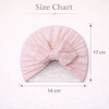 THE LITTLE LOOKERS Baby Turban Cap | Bow Knot Headwear for Newborn Boys & Girls | Soft & Cute Baby Hat | Cap for Babies | Lovely Flower Turban Cap 3-12 Months