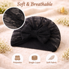 THE LITTLE LOOKERS Baby Turban Cap | Bow Knot Headwear for Newborn Boys & Girls | Soft & Cute Baby Hat | Cap for Babies | Lovely Flower Turban Cap 3-12 Months