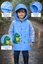 THE LITTLE LOOKERS Raincoat for Kids | Rain Coat for Boys & Girls | EVA | School Bag Coverage | Waterproof RainCoat with Hood | for Camping | Full Sleeves