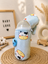 THE LITTLE LOOKERS Soft Plush Stretchable Baby Feeding Bottle Cover with Easy to Hold Strap | Cute Animated Overall Print Pack of 2 (Multicolor, Zip Closure 330ml,/11oz)