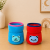 THE LITTLE LOOKERS Bottle Cover for Philips Avent/Wide Neck Feeders Soft Plush Stretchable Baby Feeding Bottle Cover with Easy to Hold Strap (Multicolor, Wide Neck 125ml/4OZ)