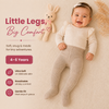 THE LITTLE LOOKERS Baby Girls Glitter Stockings | Soft Stretch Footed Cotton Blend Tights | Breathable, Machine Washable Leggings