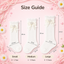 THE LITTLE LOOKERS Socks for Kids | Kid's Compact Cotton Stretch Solid Knee Length Sock | Stylish Socks | No Tightness | Cute Bow Pattern