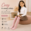 THE LITTLE LOOKERS Baby Girls Glitter Stockings | Soft Stretch Footed Cotton Blend Tights | Breathable, Machine Washable Leggings