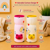 THE LITTLE LOOKERS Bottle Cover for Philips Avent/Wide Neck Feeders Soft Plush Stretchable Baby Feeding Bottle Cover with Easy to Hold Strap Wide Neck 240ml/8OZ ( Pack of 2 )