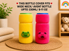 THE LITTLE LOOKERS Bottle Cover for Philips Avent/Wide Neck Feeders Soft Plush Stretchable Baby Feeding Bottle Cover with Easy to Hold Strap (Multicolor, Wide Neck 240-330ml/8-11OZ)