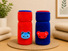 THE LITTLE LOOKERS Bottle Cover for Philips Avent/Wide Neck Feeders Soft Plush Stretchable Baby Feeding Bottle Cover with Easy to Hold Strap (Multicolor, Wide Neck 240-330ml/8-11OZ)