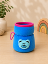 THE LITTLE LOOKERS Bottle Cover for Philips Avent/Wide Neck Feeders Soft Plush Stretchable Baby Feeding Bottle Cover with Easy to Hold Strap (Multicolor, Wide Neck 125ml/4OZ)