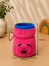 THE LITTLE LOOKERS Bottle Cover for Philips Avent/Wide Neck Feeders Soft Plush Stretchable Baby Feeding Bottle Cover with Easy to Hold Strap (Multicolor, Wide Neck 125ml/4OZ)