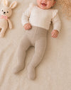 THE LITTLE LOOKERS Baby Girls Glitter Stockings | Soft Stretch Footed Cotton Blend Tights | Breathable, Machine Washable Leggings