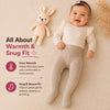THE LITTLE LOOKERS Baby Girls Glitter Stockings | Soft Stretch Footed Cotton Blend Tights | Breathable, Machine Washable Leggings