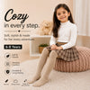 THE LITTLE LOOKERS Baby Girls Glitter Stockings | Soft Stretch Footed Cotton Blend Tights | Breathable, Machine Washable Leggings