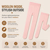 THE LITTLE LOOKERS Woollen Fleece Stockings for Kids I Baby Tights Thick Toddler Baby Girls/ Boys Seamless Knit Leggings Thick Solid Stockings Footed Pants Pantyhose