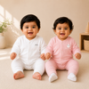 THE LITTLE LOOKERS Kids Winter Thermal Wear | Unisex Fleece Innerwear Set for Baby Girl & Baby Boy | Warm Woolen T-Shirt & Bottom Set