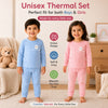 THE LITTLE LOOKERS Kids Winter Thermal Wear | Unisex Fleece Innerwear Set for Baby Girl & Baby Boy | Warm Woolen T-Shirt & Bottom Set