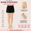 THE LITTLE LOOKERS Woollen Fleece Stockings for Kids I Baby Tights Thick Toddler Baby Girls/ Boys Seamless Knit Leggings Thick Solid Stockings Footed Pants Pantyhose