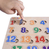 TOYPENTER Wooden Learning Educational Board for Kids, Puzzle Toys for 2 Years Old Boys & Girls - Combo Pack (Alphabets & Numbers) (ABC & 123)
