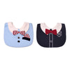 THE LITTLE LOOKERS Unisex Cotton Baby Bibs with Bow Tie for Infants/ Toddlers (3-24 Months)