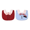 THE LITTLE LOOKERS Unisex Cotton Baby Bibs with Bow Tie for Infants/ Toddlers (3-24 Months)