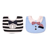 THE LITTLE LOOKERS Unisex Cotton Baby Bibs with Bow Tie for Infants/ Toddlers (3-24 Months)