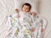 THE LITTLE LOOKERS Baby Blanket – Soft & Breathable Baby Wrapper for Newborns and Infants