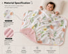 THE LITTLE LOOKERS Baby Blanket – Soft & Breathable Baby Wrapper for Newborns and Infants