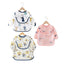 THE LITTLE LOOKERS Baby Bibs with Pocket Long Sleeved Bib for Toddlers, Kids I Washable, Lightweight & Waterproof, Bibs for 6 - 24 Months Baby (Pack of 3)