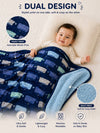 THE LITTLE LOOKERS Baby Blanket – Soft & Breathable Baby Wrapper for Newborns and Infants