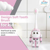 THE LITTLE LOOKERS Baby Toothbrush for Toddlers – Robot Shape with Soft Bristles | Easy Grip Handle | BPA-Free, Non-Toxic, Easy-to-Hold & Gentle on Gums (Ages 1-5)