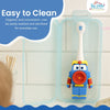 THE LITTLE LOOKERS Baby Toothbrush for Toddlers – Robot Shape with Soft Bristles | Easy Grip Handle | BPA-Free, Non-Toxic, Easy-to-Hold & Gentle on Gums (Ages 1-5)