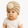 THE LITTLE LOOKERS Baby Soft Wool Knitted Turban Cap – Warm & Breathable Winter Headwrap for Newborns, Infants & Toddlers – Stylish Beanie for Baby Girls & Boys
