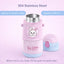 THE LITTLE LOOKERS Sipper for Kids 350ml | Stainless Steel Hot & Cold Sipper Bottle for Baby | Rust-Proof | Travelling Water Bottle | Ideal Sipper Water Bottle for School Kids | Sipper with Strap