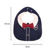 THE LITTLE LOOKERS Unisex Cotton Baby Bibs with Bow Tie for Infants/ Toddlers (3-24 Months)