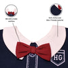 THE LITTLE LOOKERS Unisex Cotton Baby Bibs with Bow Tie for Infants/ Toddlers (3-24 Months)