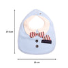 THE LITTLE LOOKERS Unisex Cotton Baby Bibs with Bow Tie for Infants/ Toddlers (3-24 Months)